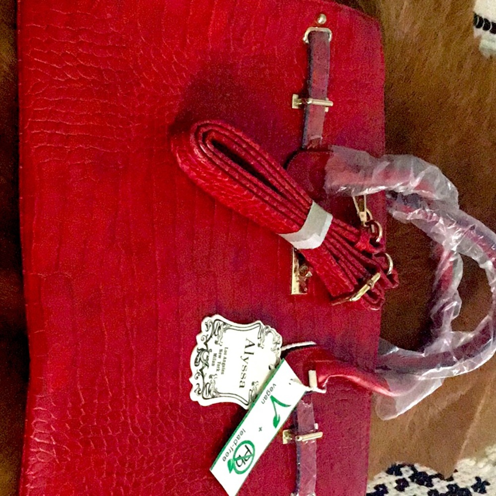 A Vegan Lead Free Purse with Shoulder Strap